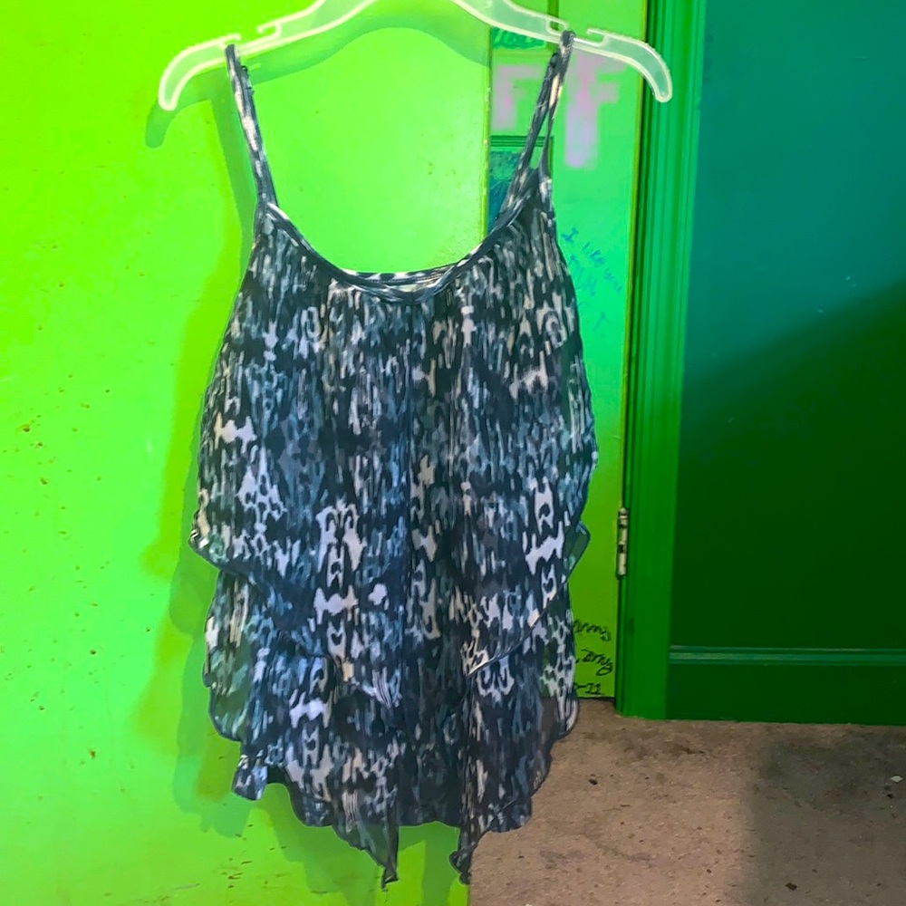 MUDD ruffle tank top